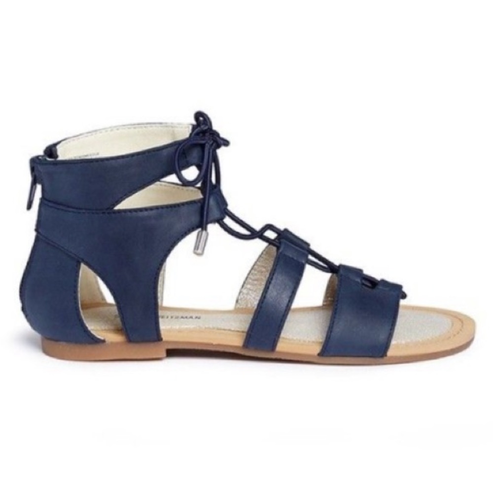 NEW•Stuart Weitzman Navy Gladiator Sandals
